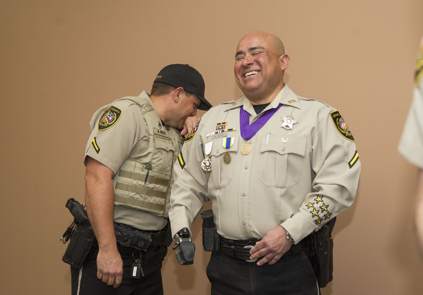 Comal County Sheriff’s Deputy Eddy Luna retires